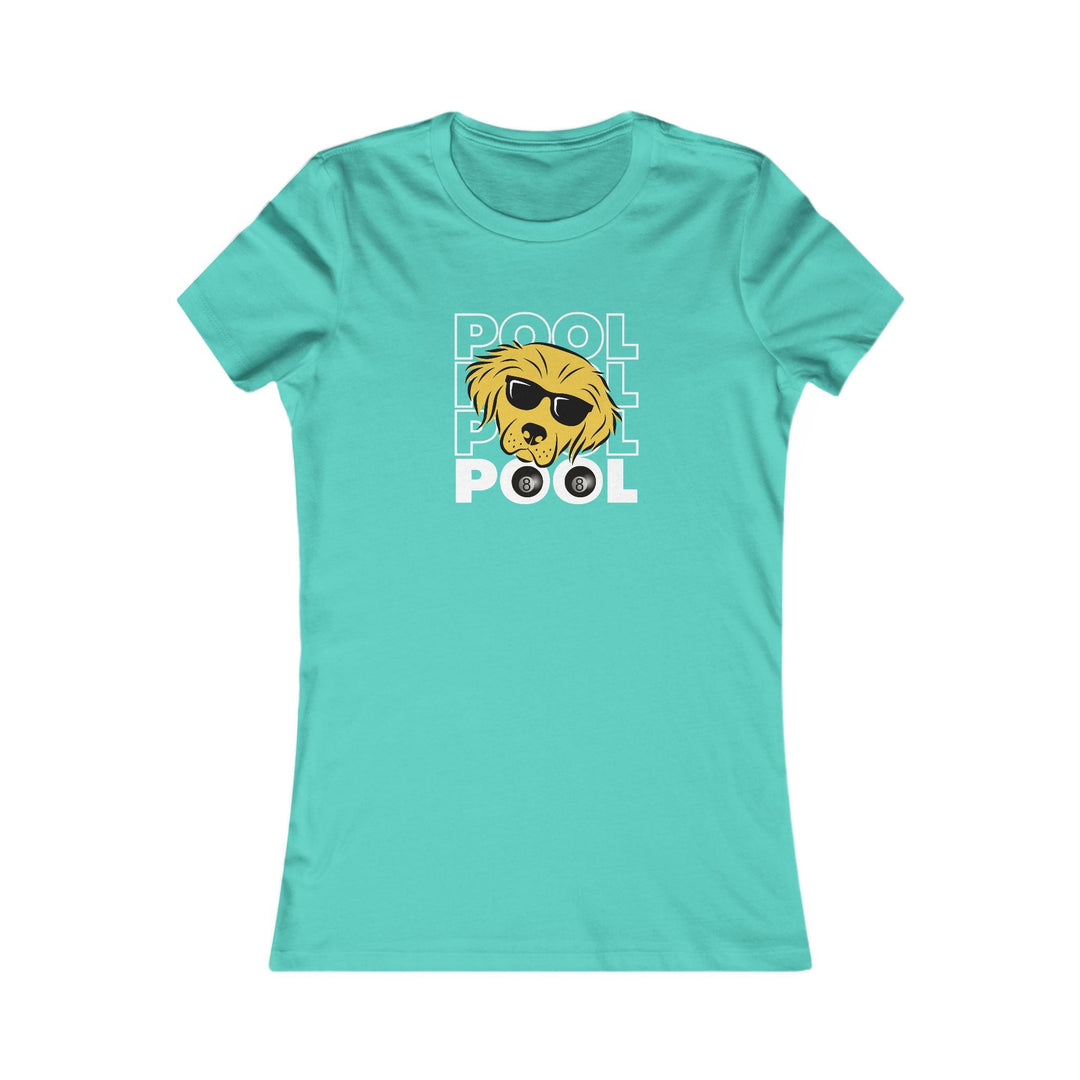 8 Ball - Pool Dog - Women's Fitted Tee - BFLY BILLIARDS