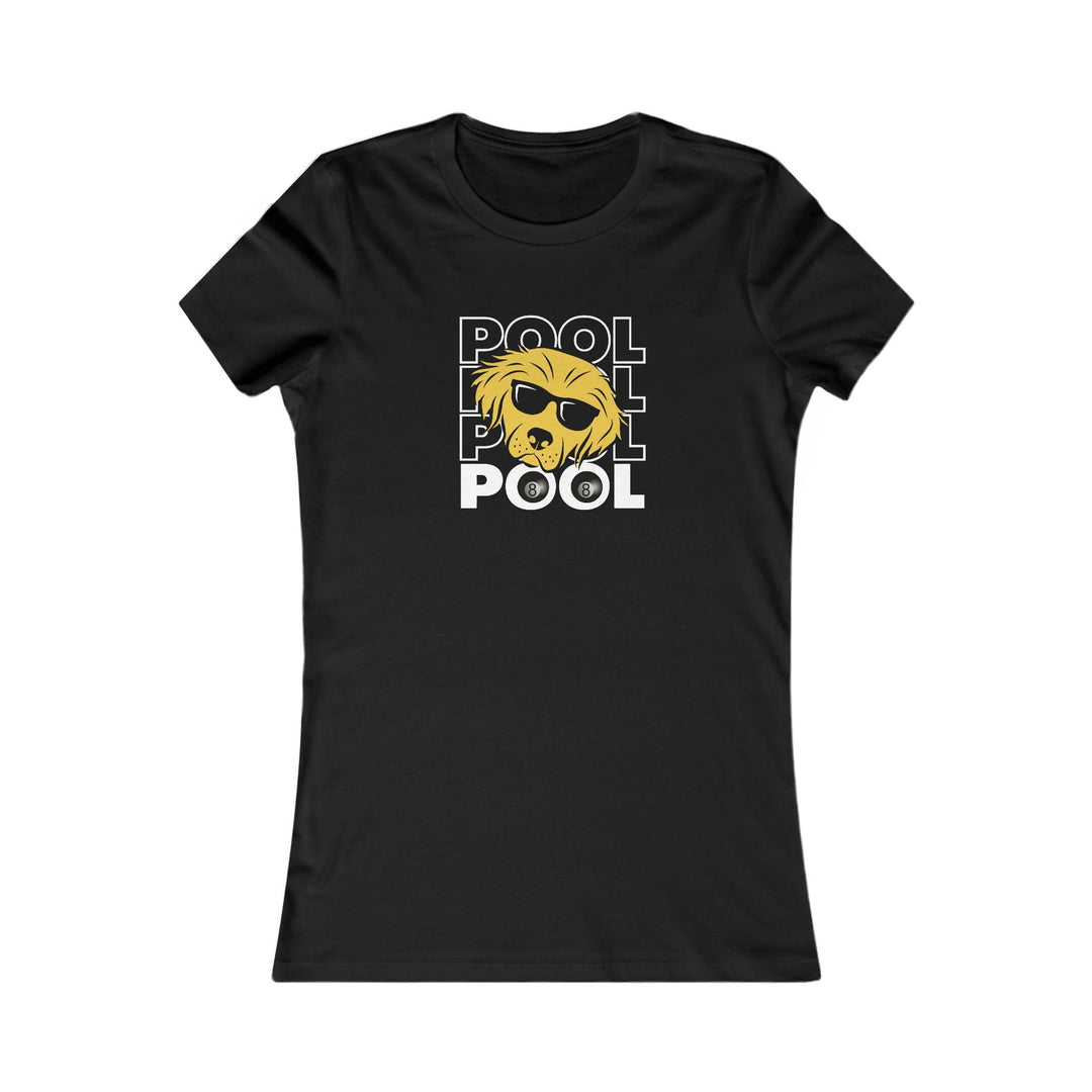8 Ball - Pool Dog - Women's Fitted Tee - BFLY BILLIARDS