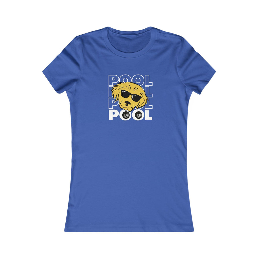 8 Ball - Pool Dog - Women's Fitted Tee - BFLY BILLIARDS