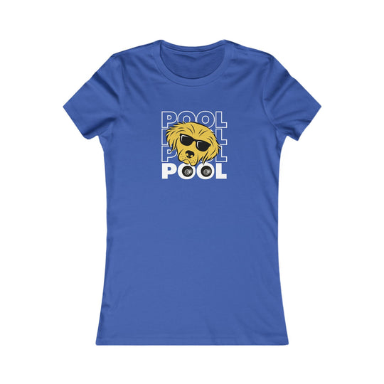 8 Ball - Pool Dog - Women's Fitted Tee - BFLY BILLIARDS