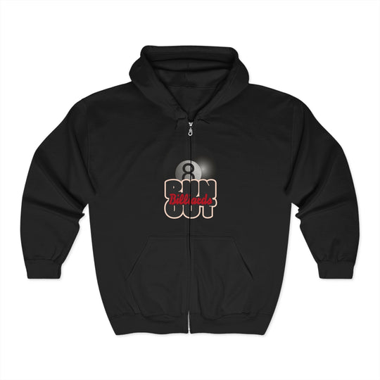 8 Ball Run Out - Billiards - Full Zip Hoodie - BFLY BILLIARDS