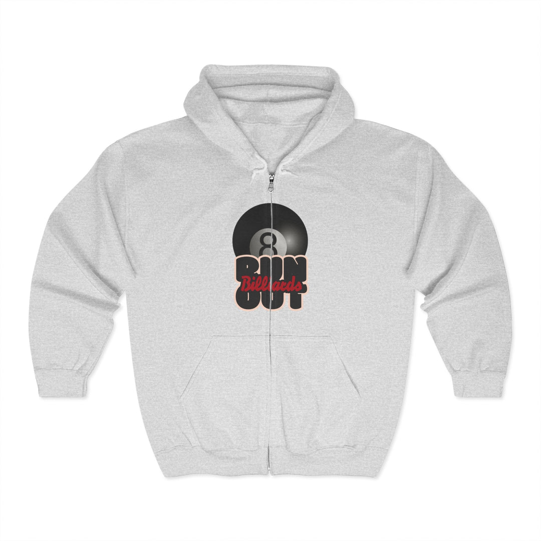 8 Ball Run Out - Billiards - Full Zip Hoodie - BFLY BILLIARDS