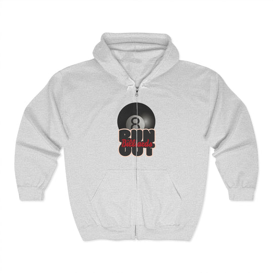 8 Ball Run Out - Billiards - Full Zip Hoodie - BFLY BILLIARDS