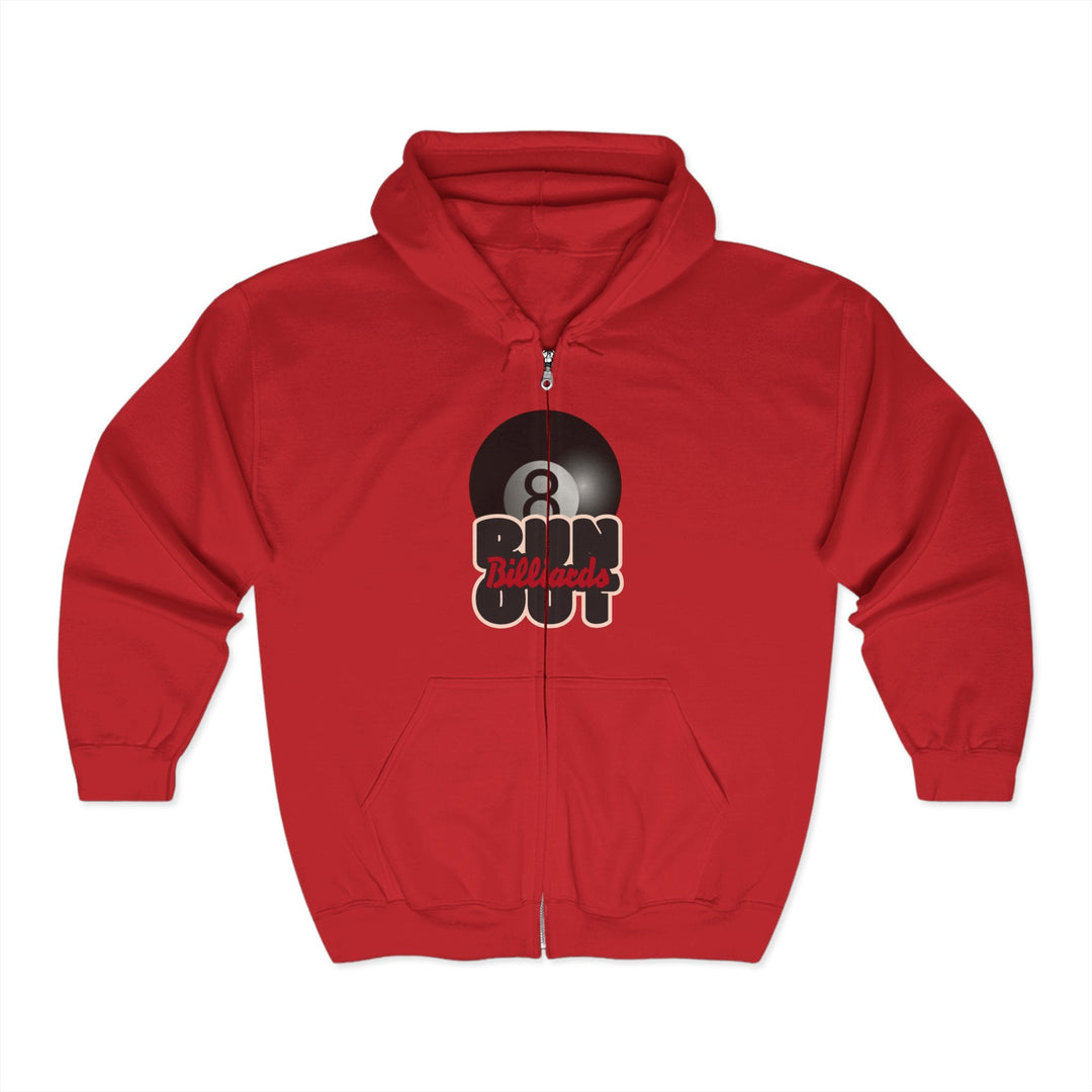 8 Ball Run Out - Billiards - Full Zip Hoodie - BFLY BILLIARDS
