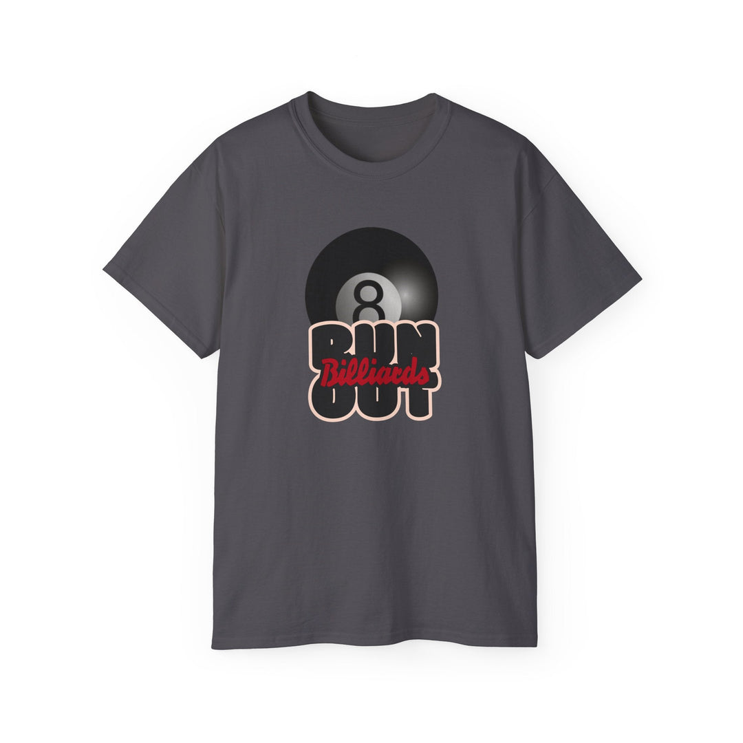 8 Ball Run Out - Billiards - Unisex Cotton T-Shirt - BFLY BILLIARDS