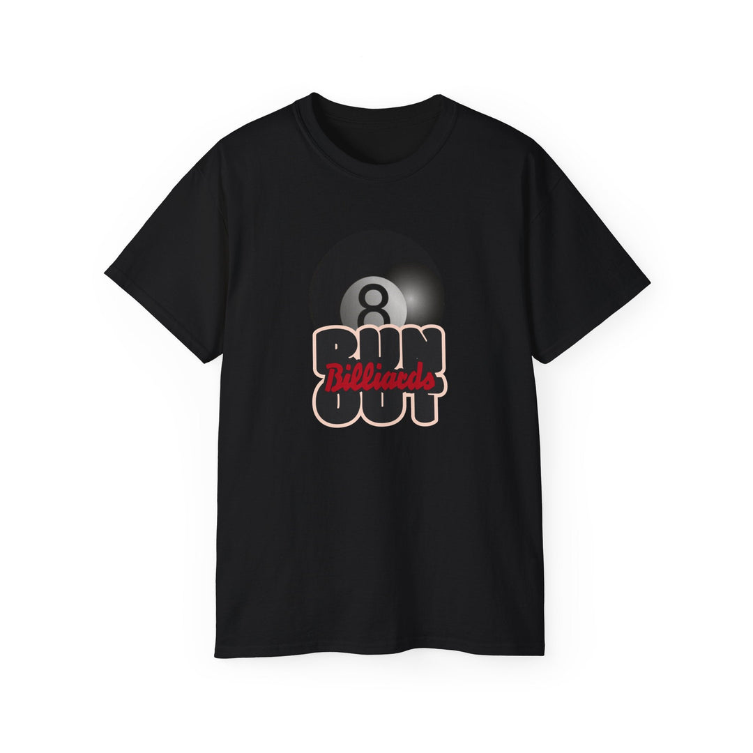 8 Ball Run Out - Billiards - Unisex Cotton T-Shirt - BFLY BILLIARDS
