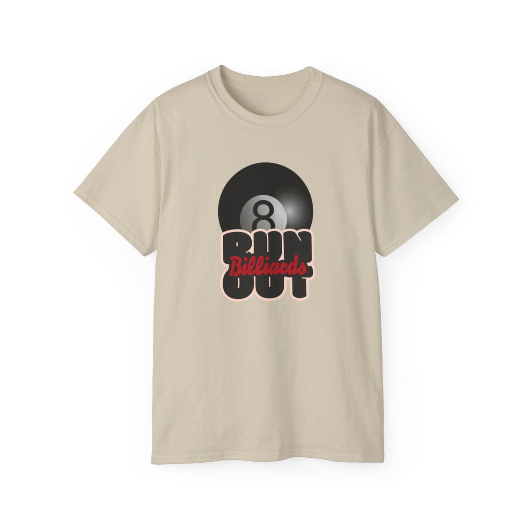 8 Ball Run Out - Billiards - Unisex Cotton T-Shirt - BFLY BILLIARDS