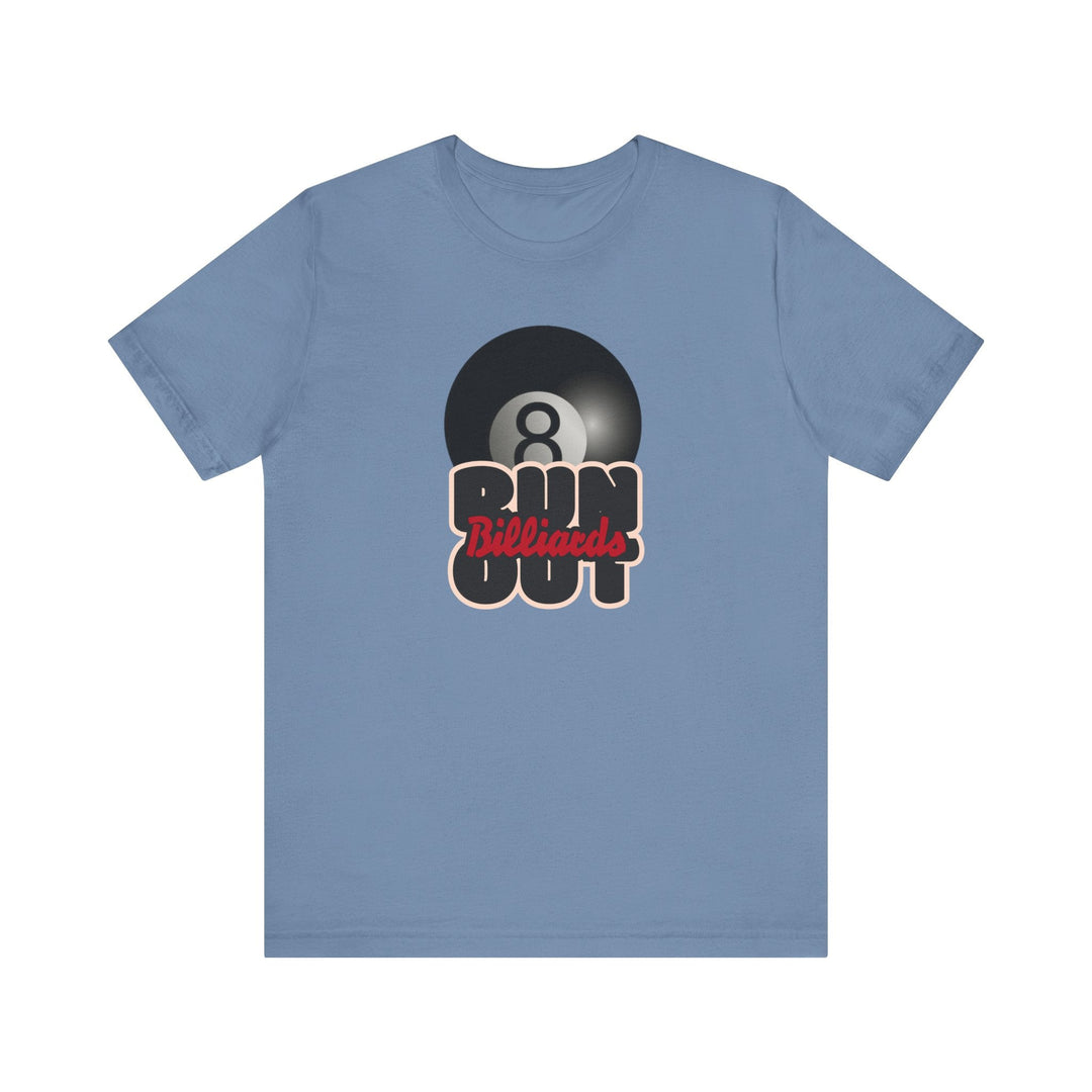 8 Ball Run Out - Billiards - Unisex Softstyle Tee - BFLY BILLIARDS