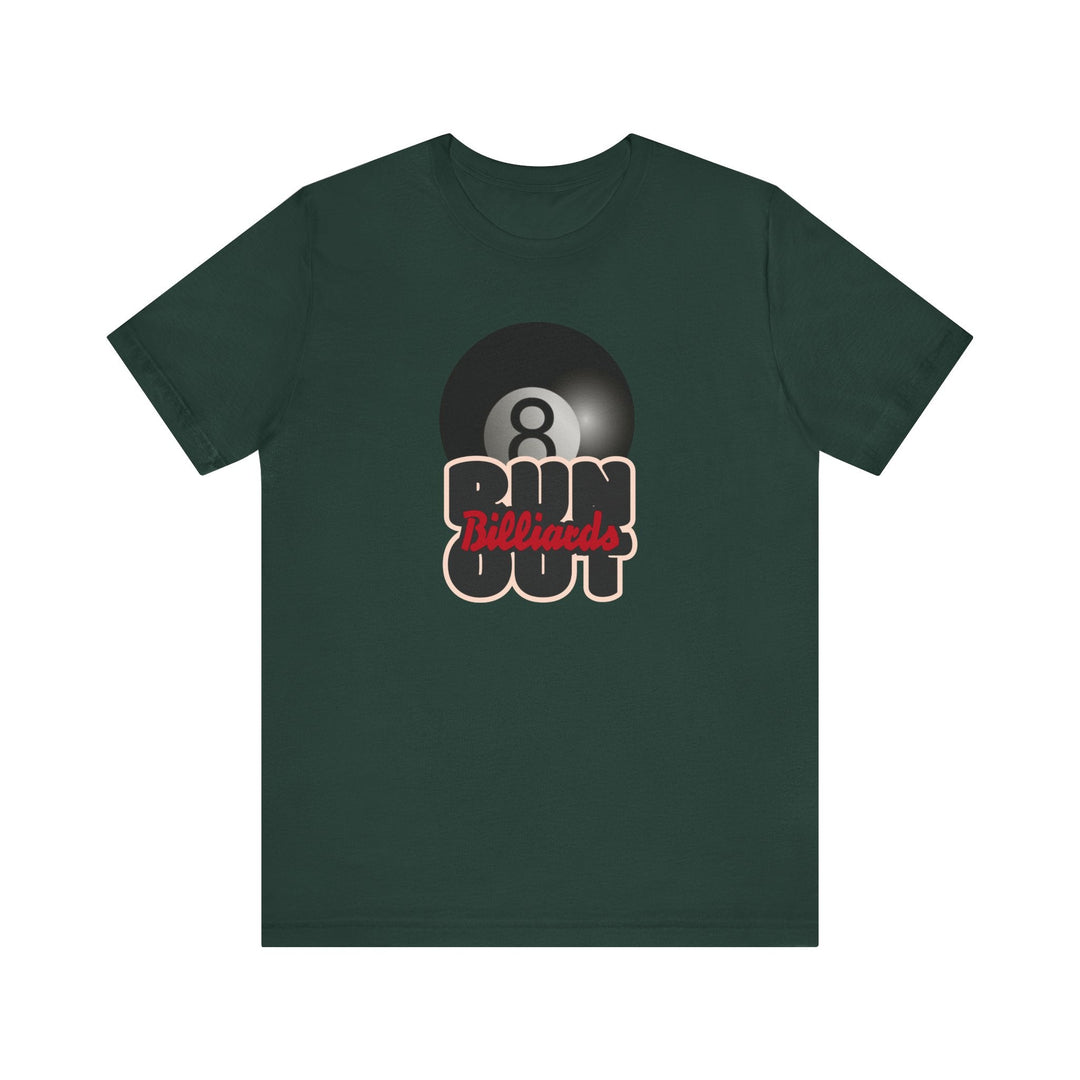 8 Ball Run Out - Billiards - Unisex Softstyle Tee - BFLY BILLIARDS
