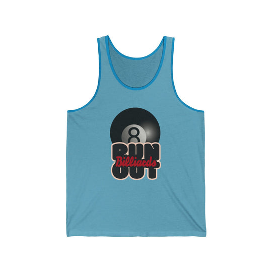 8 Ball Run Out - Billiards - Unisex Tank Top - BFLY BILLIARDS