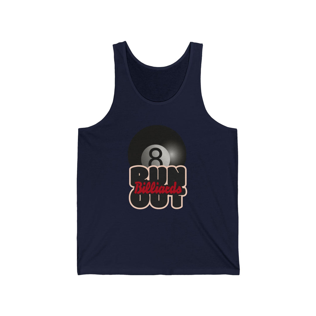 8 Ball Run Out - Billiards - Unisex Tank Top - BFLY BILLIARDS