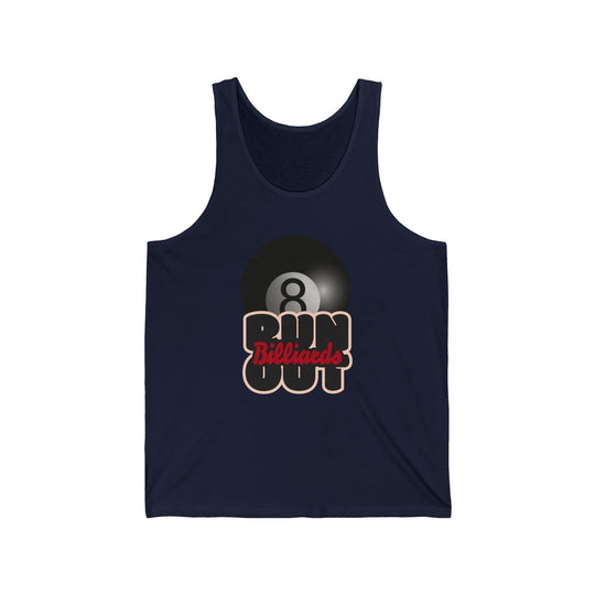 8 Ball Run Out - Billiards - Unisex Tank Top - BFLY BILLIARDS
