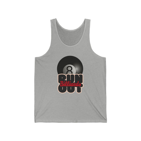 8 Ball Run Out - Billiards - Unisex Tank Top - BFLY BILLIARDS