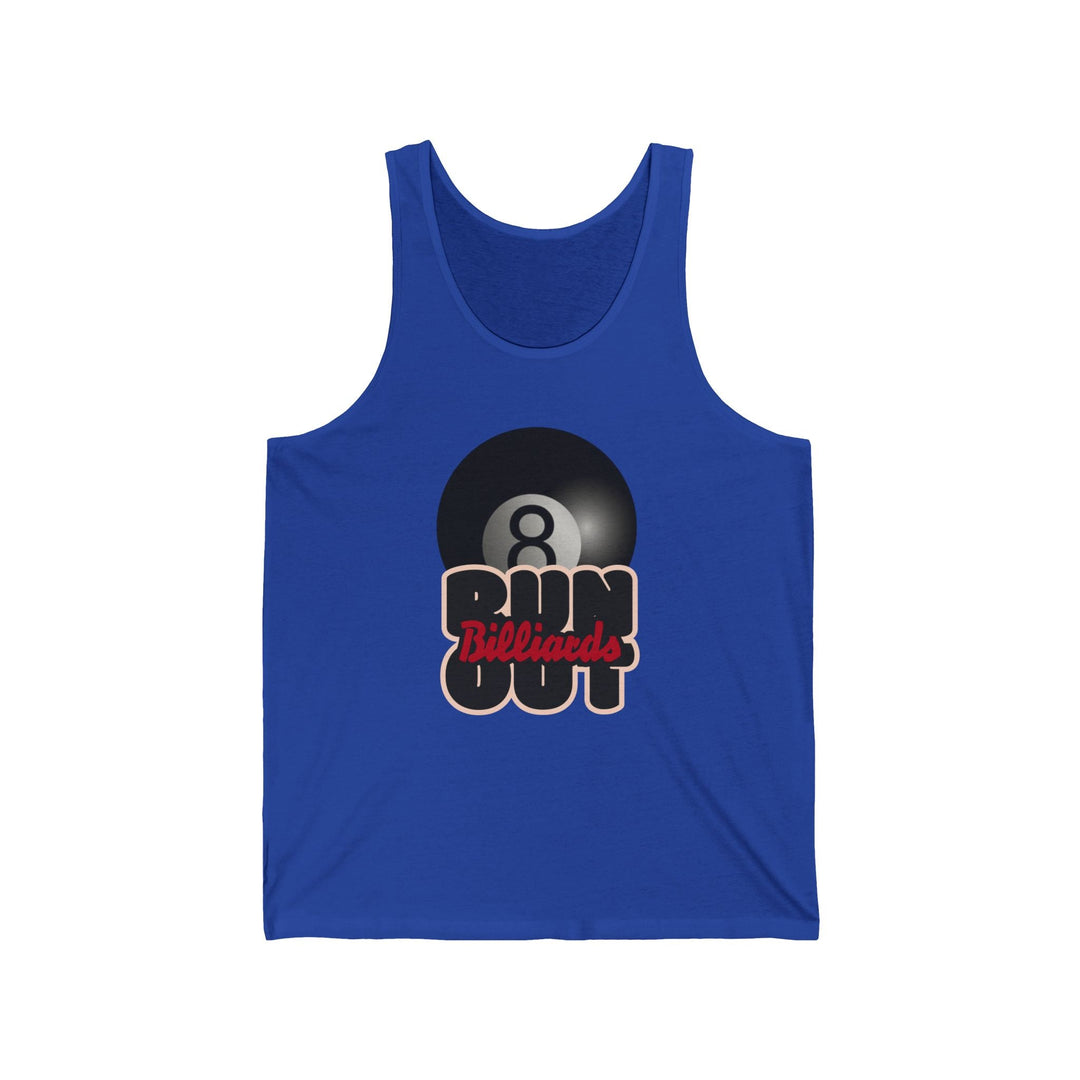 8 Ball Run Out - Billiards - Unisex Tank Top - BFLY BILLIARDS