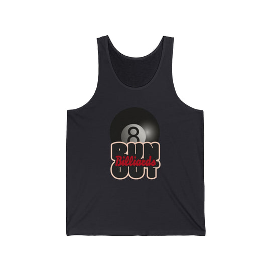 8 Ball Run Out - Billiards - Unisex Tank Top - BFLY BILLIARDS