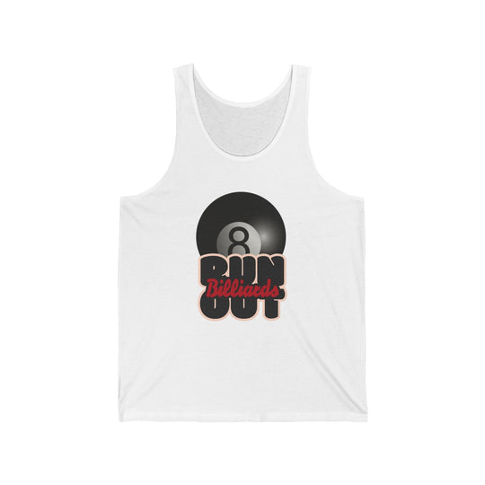 8 Ball Run Out - Billiards - Unisex Tank Top - BFLY BILLIARDS