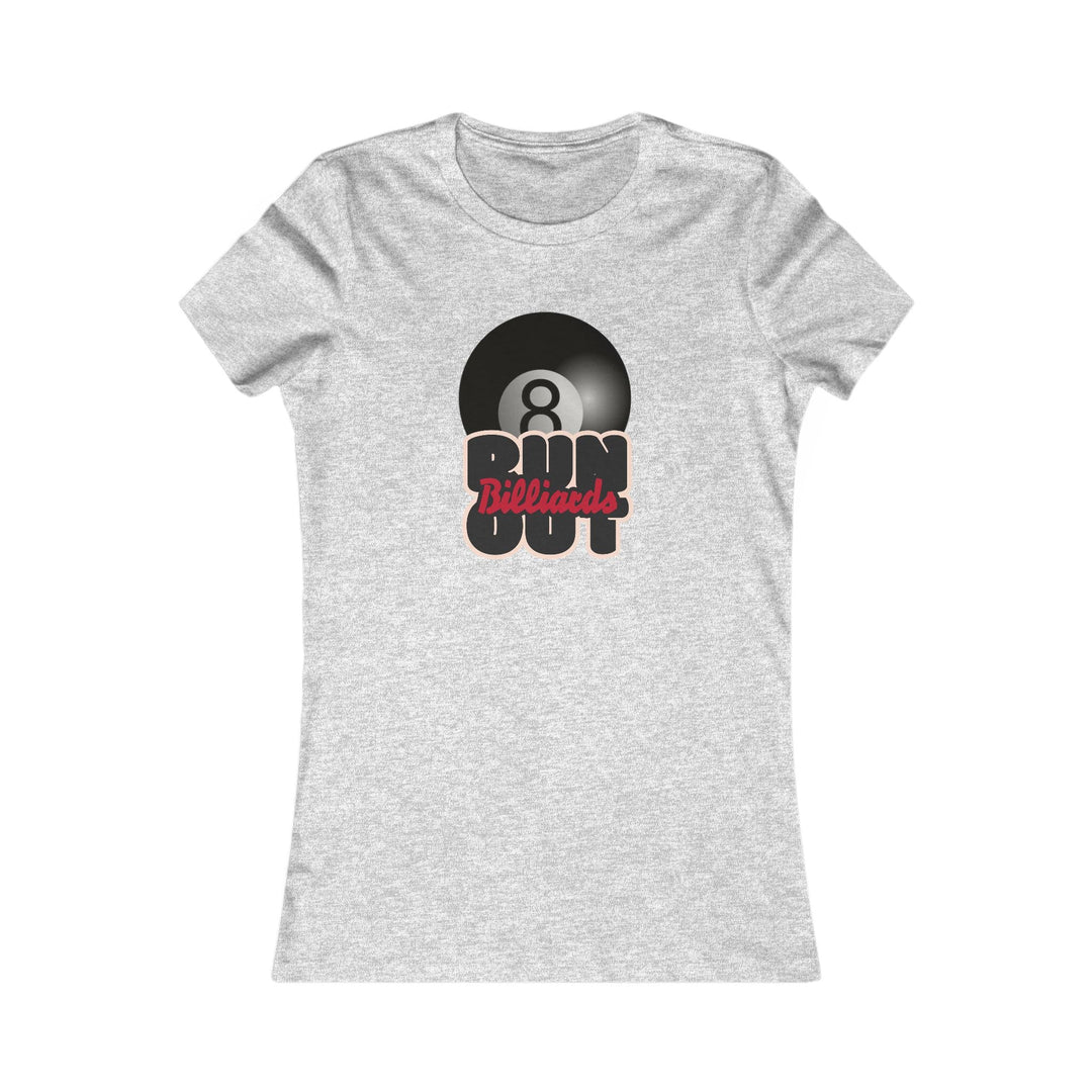 8 Ball Run Out - Billiards - Women's Fitted Tee - BFLY BILLIARDS