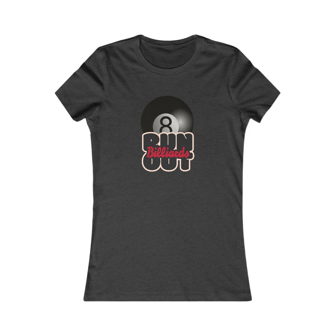 8 Ball Run Out - Billiards - Women's Fitted Tee - BFLY BILLIARDS