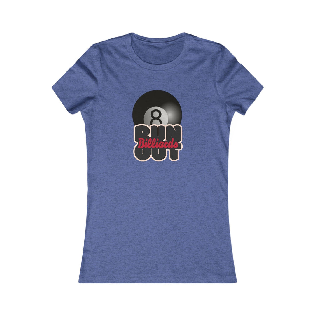 8 Ball Run Out - Billiards - Women's Fitted Tee - BFLY BILLIARDS