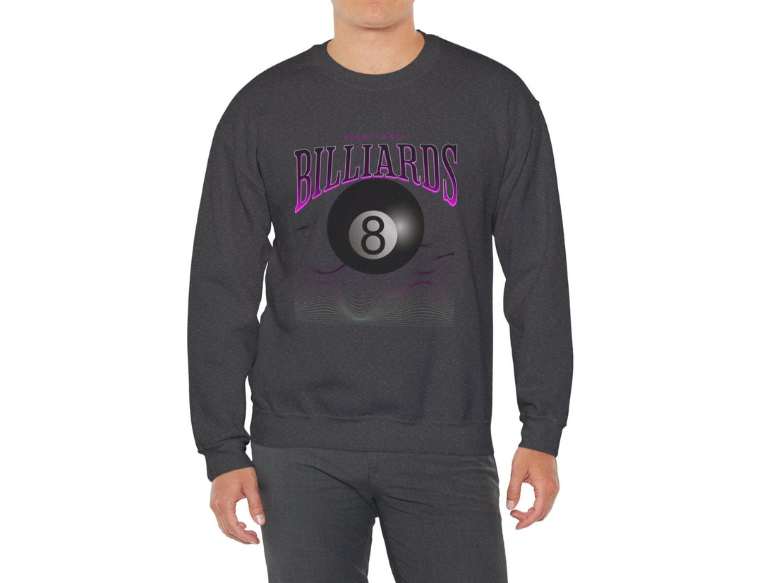 8 Ball Waves - Crewneck Sweatshirt - BFLY BILLIARDS