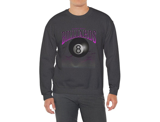 8 Ball Waves - Crewneck Sweatshirt - BFLY BILLIARDS