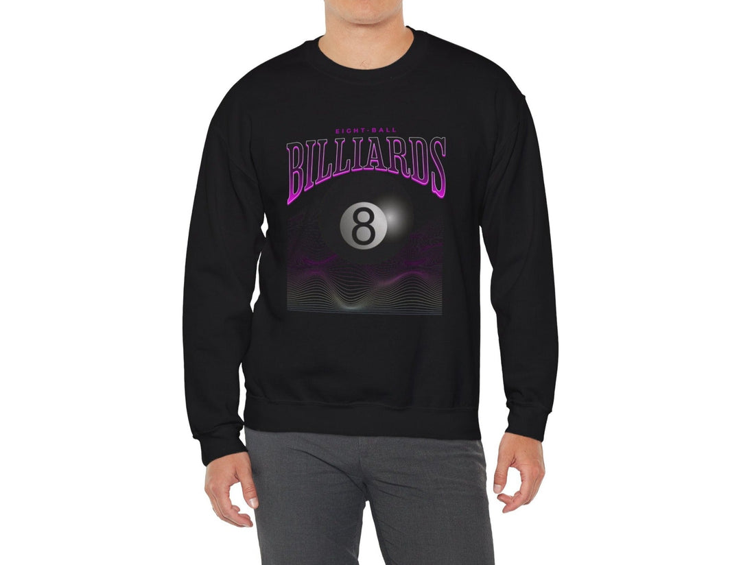 8 Ball Waves - Crewneck Sweatshirt - BFLY BILLIARDS
