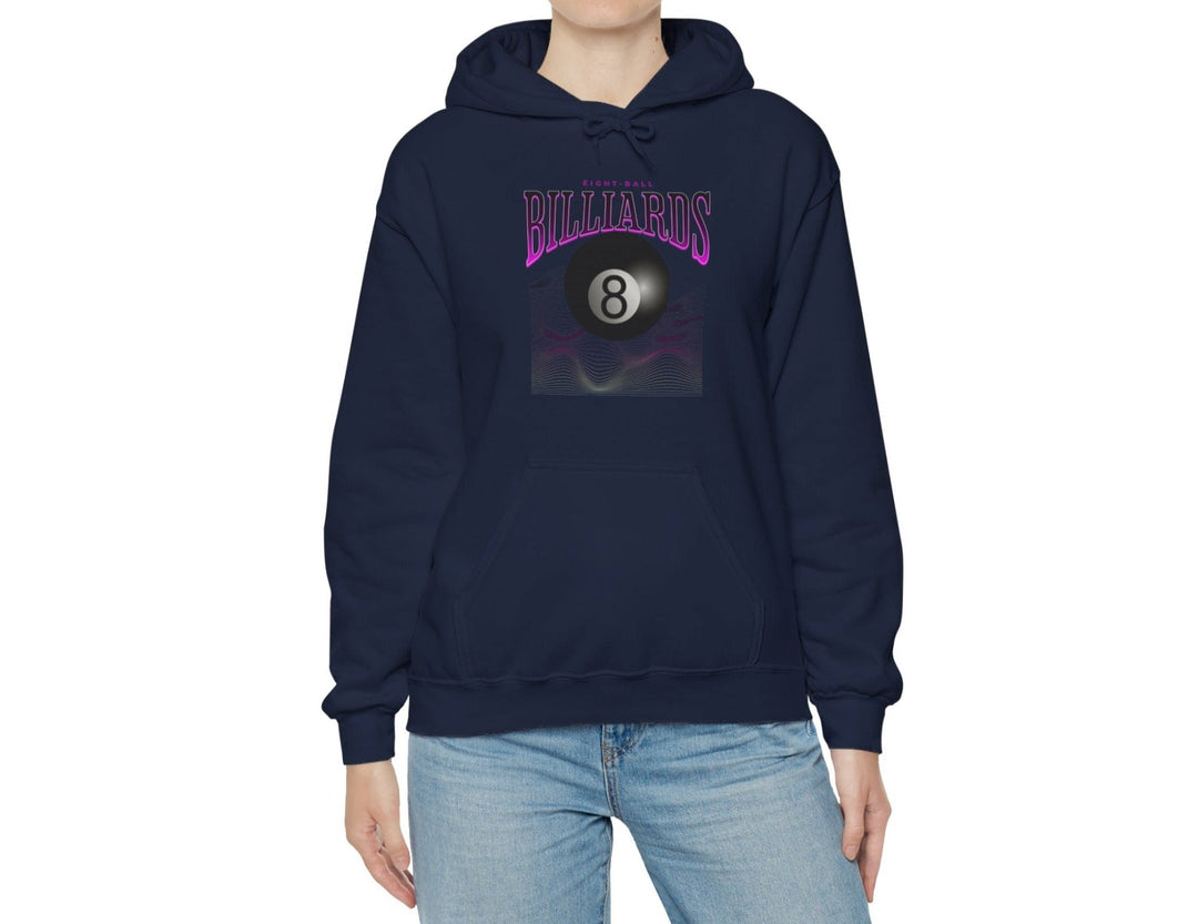 8 Ball Waves - Custom Pullover Hoodie - BFLY BILLIARDS