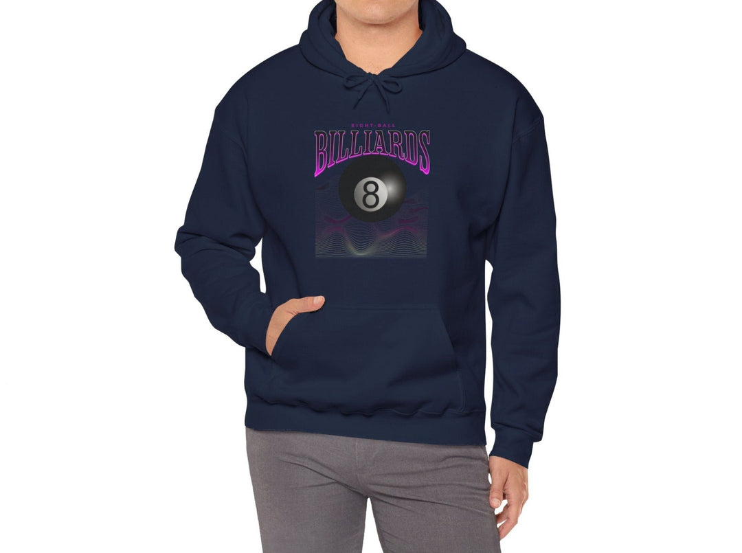 8 Ball Waves - Custom Pullover Hoodie - BFLY BILLIARDS