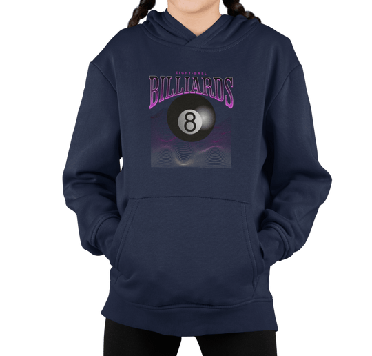 8 Ball Waves - Custom Youth Hoodie - BFLY BILLIARDS
