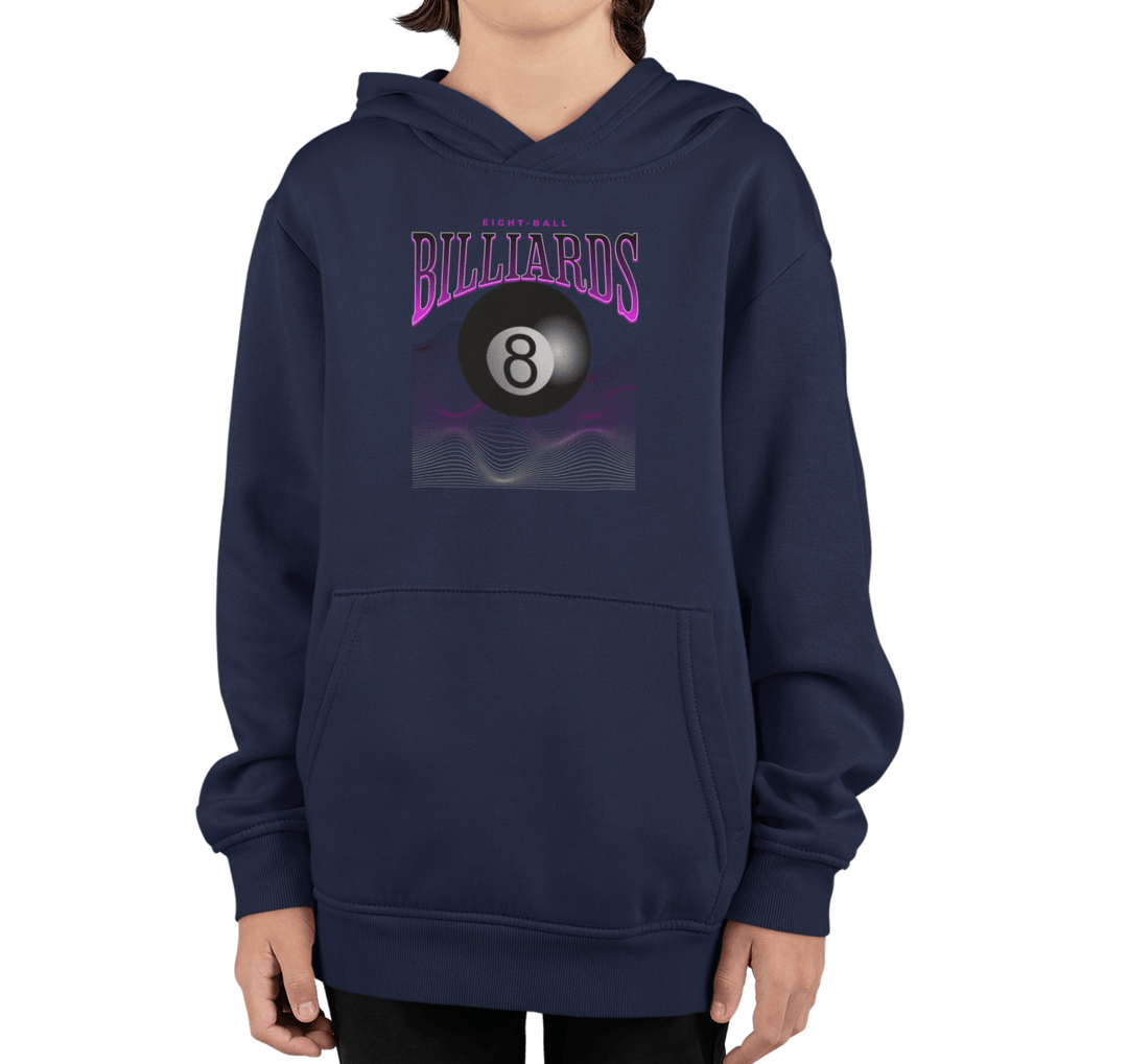 8 Ball Waves - Custom Youth Hoodie - BFLY BILLIARDS