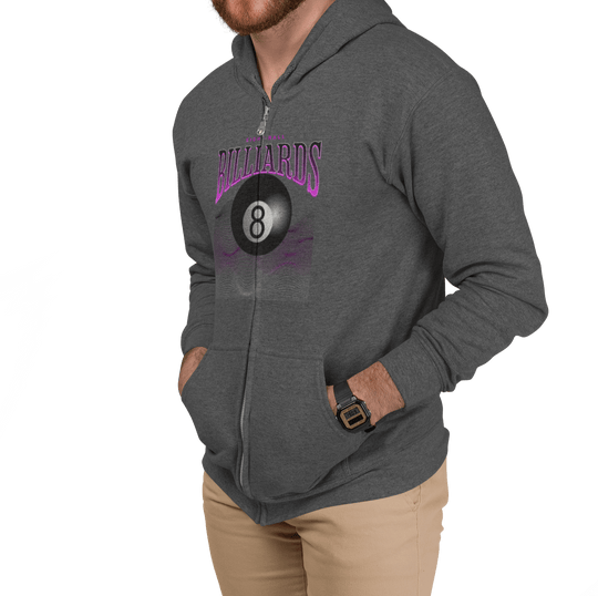 8 Ball Waves - Full Zip Hoodie - BFLY BILLIARDS