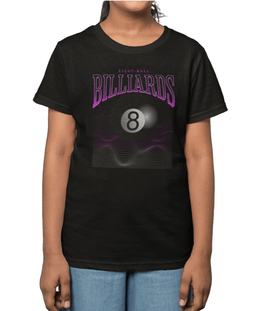 8 Ball Waves - Youth Cotton Tee - BFLY BILLIARDS