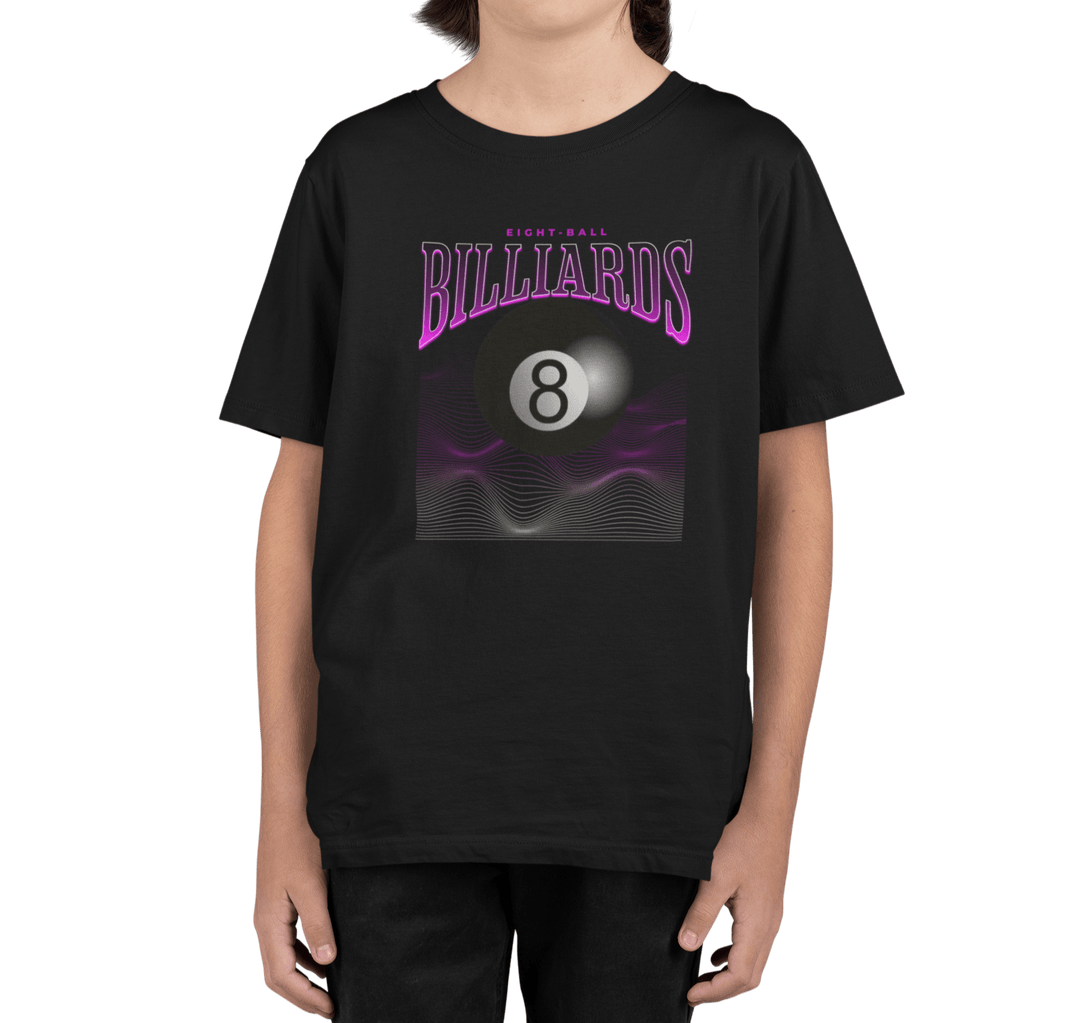 8 Ball Waves - Youth Cotton Tee - BFLY BILLIARDS