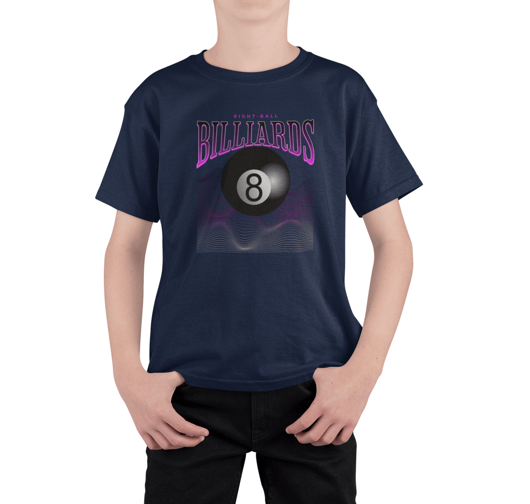 8 Ball Waves - Youth Cotton Tee - BFLY BILLIARDS