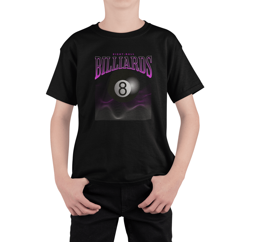 8 Ball Waves - Youth Cotton Tee - BFLY BILLIARDS
