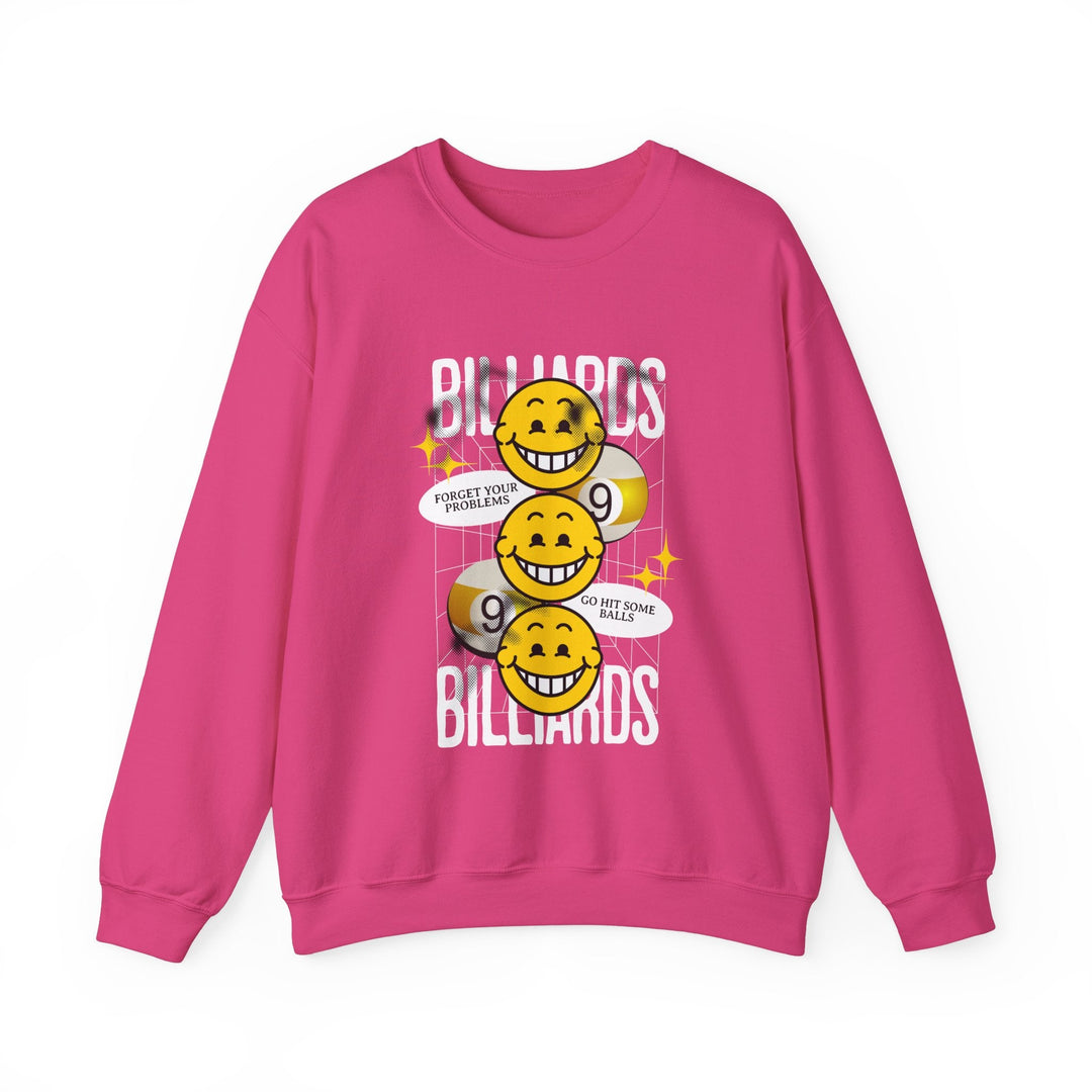 9 Ball Billiard Happiness Billiards - Unisex Crewneck Sweatshirt - BFLY BILLIARDS