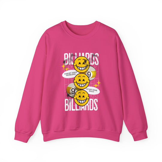 9 Ball Billiard Happiness Billiards - Unisex Crewneck Sweatshirt - BFLY BILLIARDS