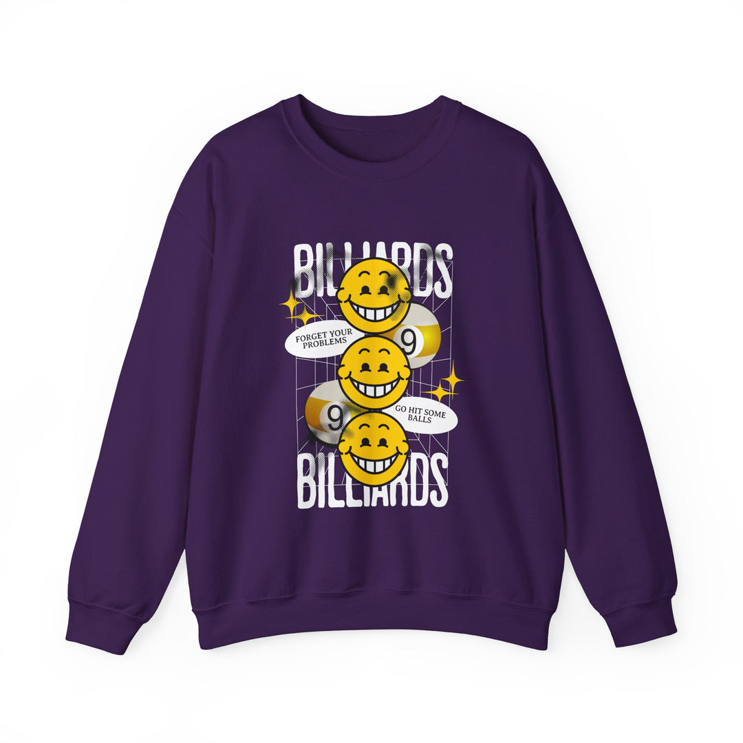 9 Ball Billiard Happiness Billiards - Unisex Crewneck Sweatshirt - BFLY BILLIARDS