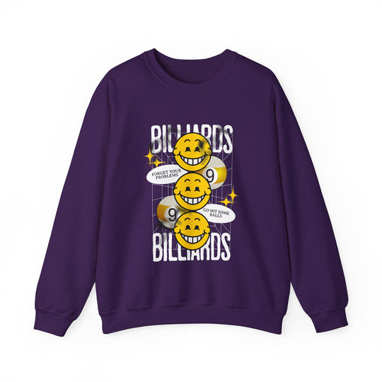 9 Ball Billiard Happiness Billiards - Unisex Crewneck Sweatshirt - BFLY BILLIARDS