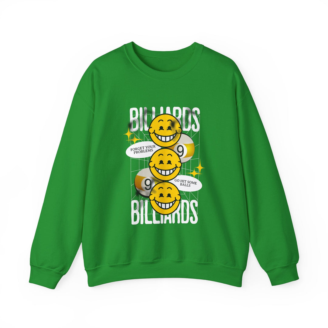 9 Ball Billiard Happiness Billiards - Unisex Crewneck Sweatshirt - BFLY BILLIARDS