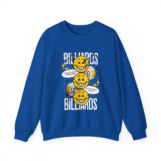 9 Ball Billiard Happiness Billiards - Unisex Crewneck Sweatshirt - BFLY BILLIARDS
