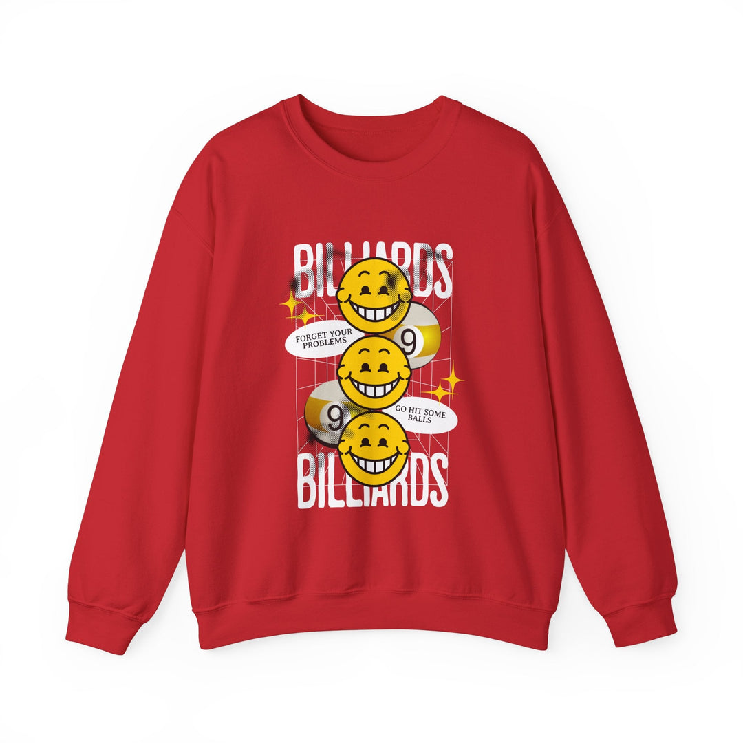 9 Ball Billiard Happiness Billiards - Unisex Crewneck Sweatshirt - BFLY BILLIARDS