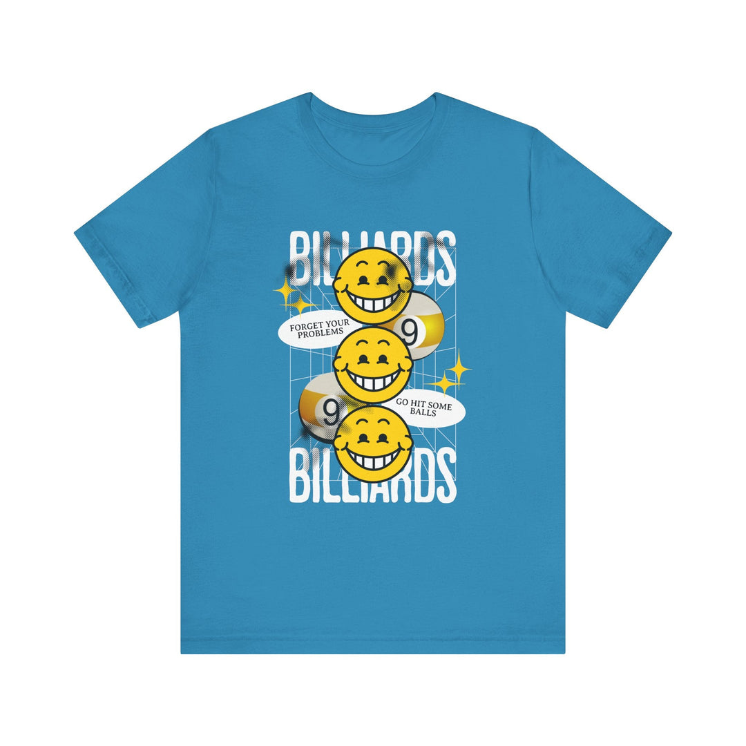 9 Ball Billiard Happiness - Unisex Softstyle Tee - BFLY BILLIARDS
