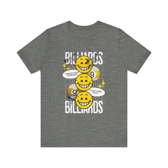 9 Ball Billiard Happiness - Unisex Softstyle Tee - BFLY BILLIARDS