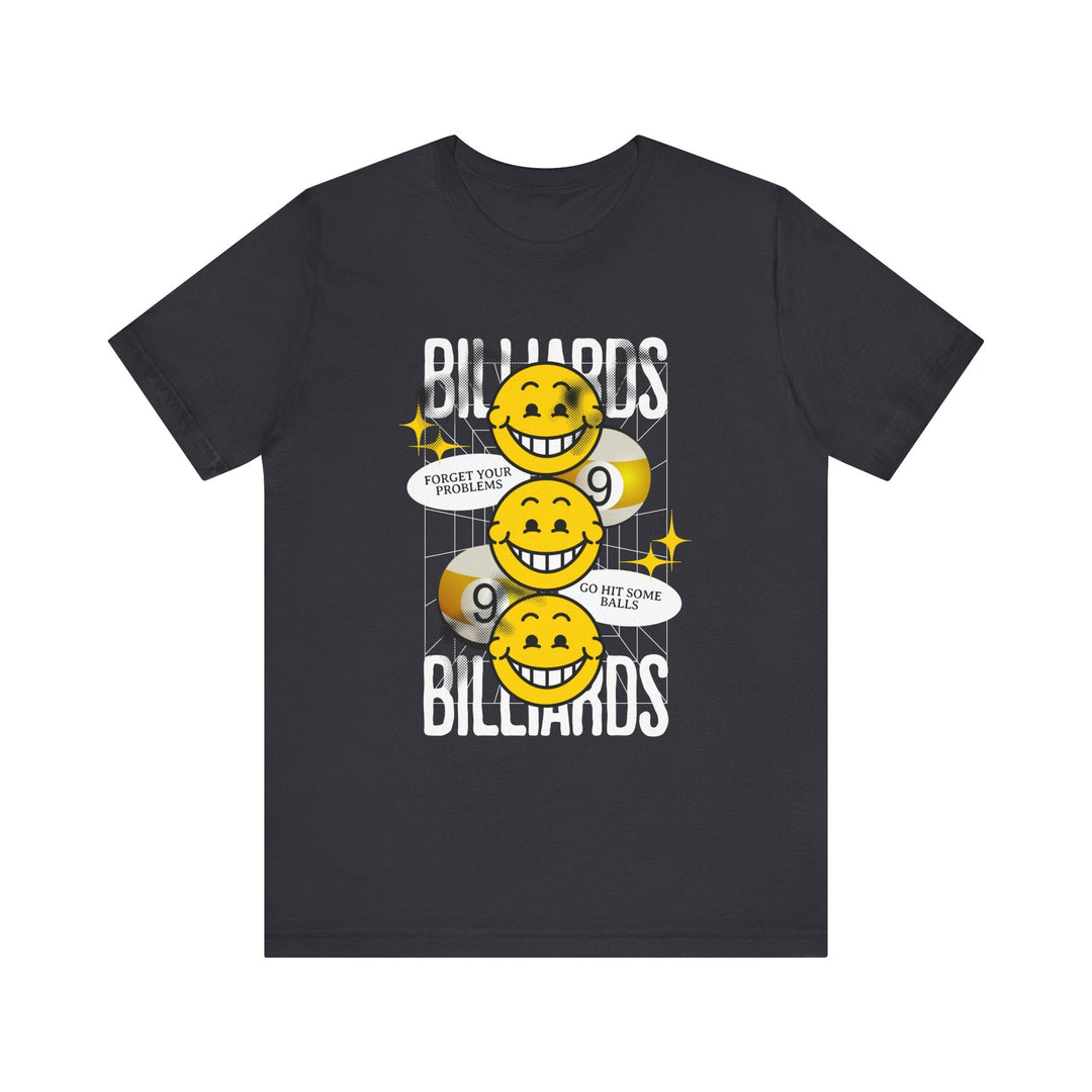9 Ball Billiard Happiness - Unisex Softstyle Tee - BFLY BILLIARDS