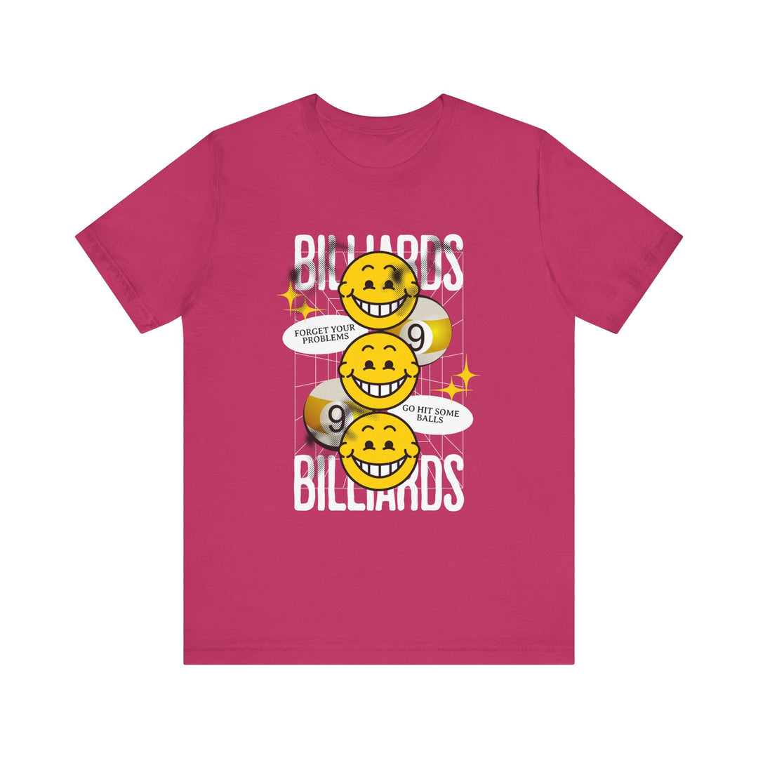 9 Ball Billiard Happiness - Unisex Softstyle Tee - BFLY BILLIARDS
