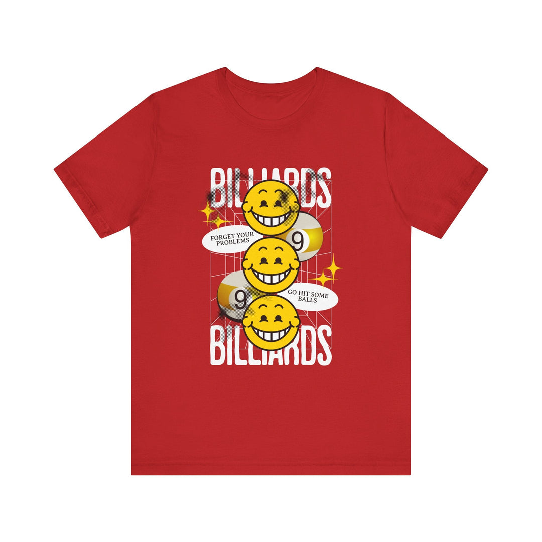 9 Ball Billiard Happiness - Unisex Softstyle Tee - BFLY BILLIARDS