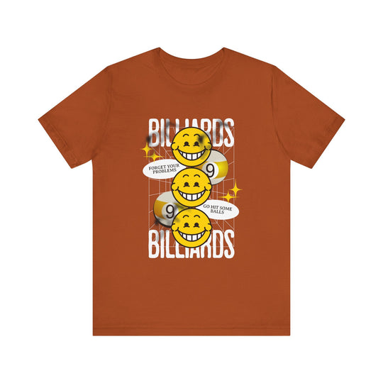 9 Ball Billiard Happiness - Unisex Softstyle Tee - BFLY BILLIARDS