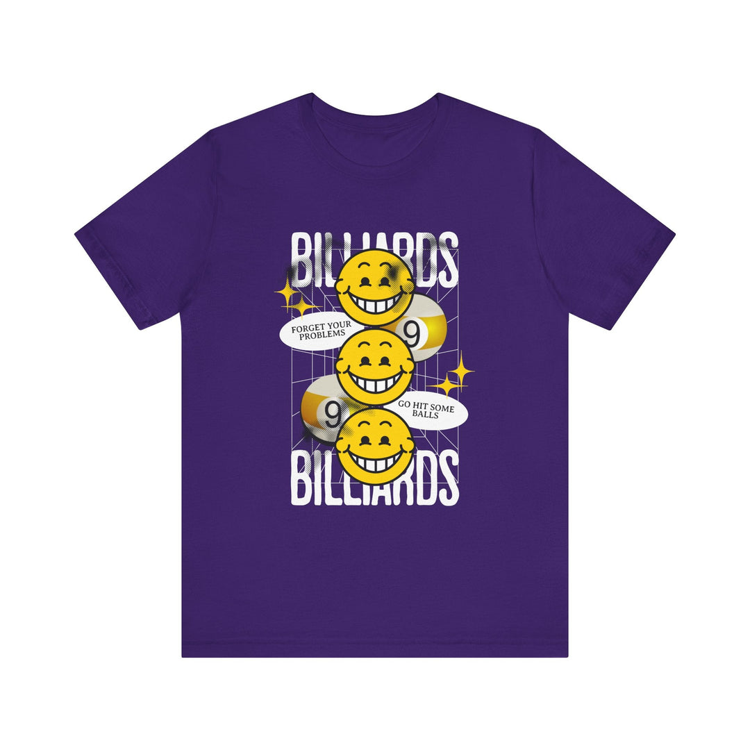 9 Ball Billiard Happiness - Unisex Softstyle Tee - BFLY BILLIARDS