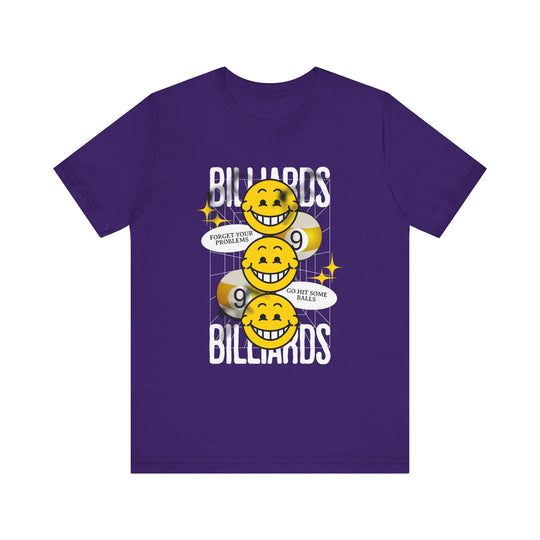 9 Ball Billiard Happiness - Unisex Softstyle Tee - BFLY BILLIARDS